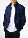 blue bomber jacket