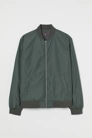 Green bomber jacket